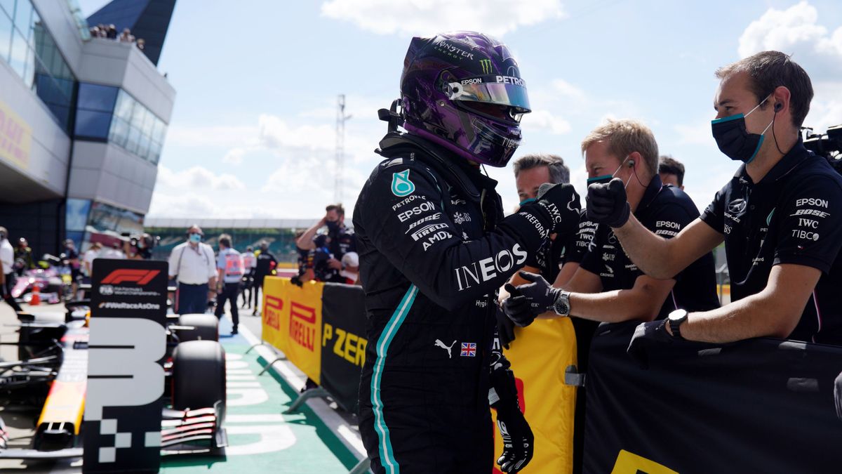 Fórmula 1: insultante pole de Hamilton en Silverstone, Carlos Sainz saldrá séptimo