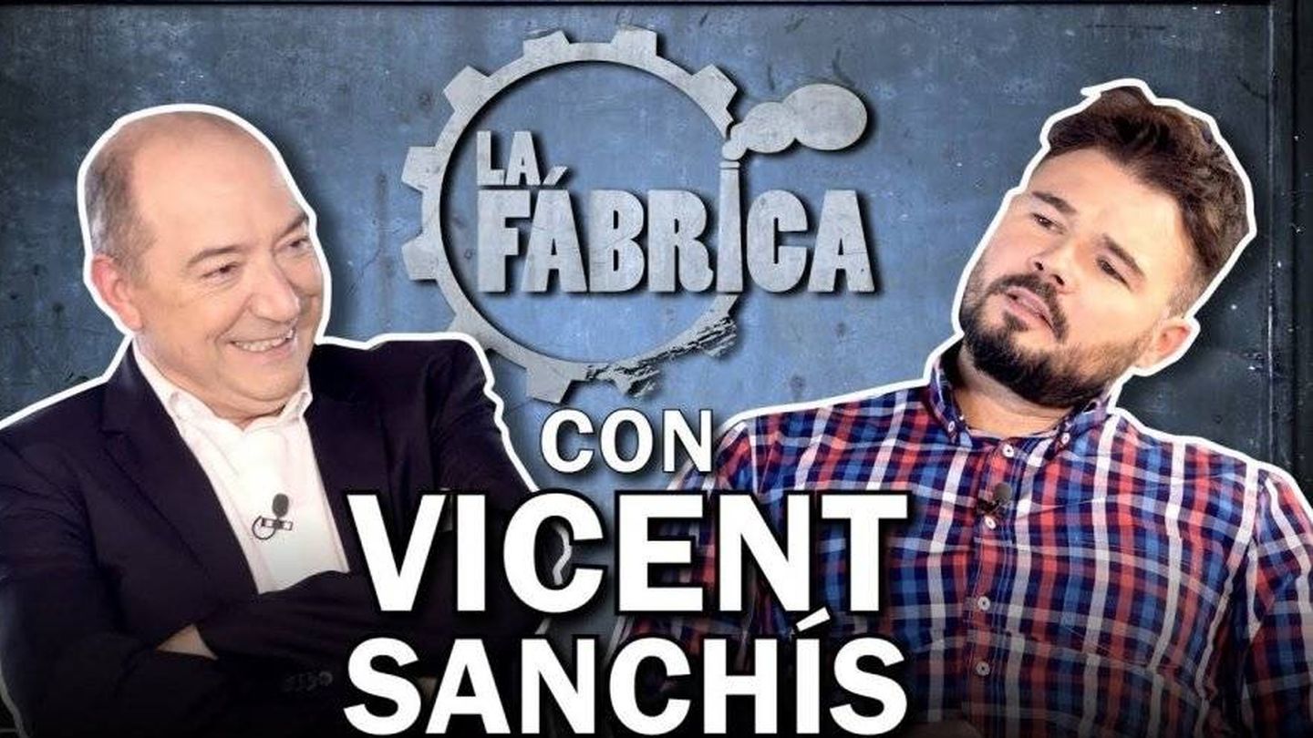Vicent Sanchis y Gabriel Rufián. ('La fábrica').