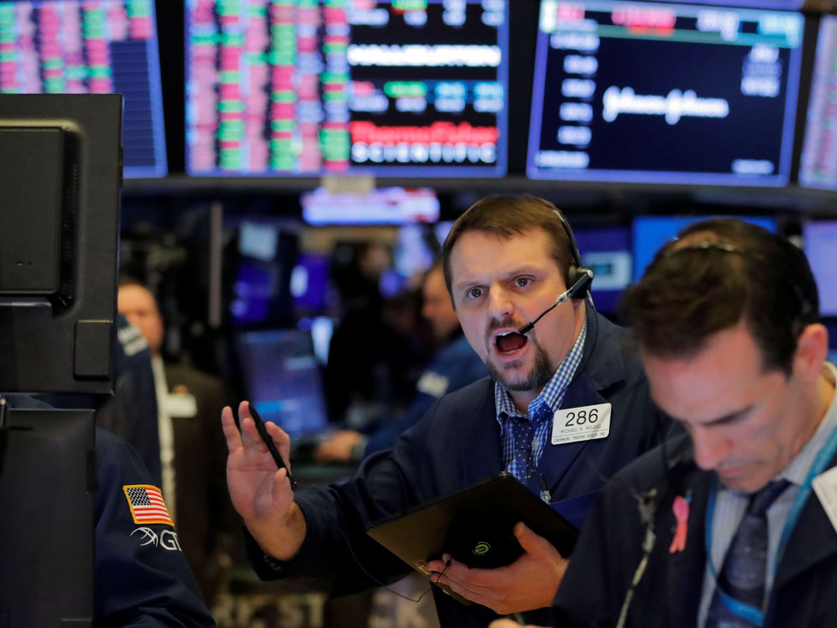 Foto: Traders en la bolsa de Nueva York (Reuters)