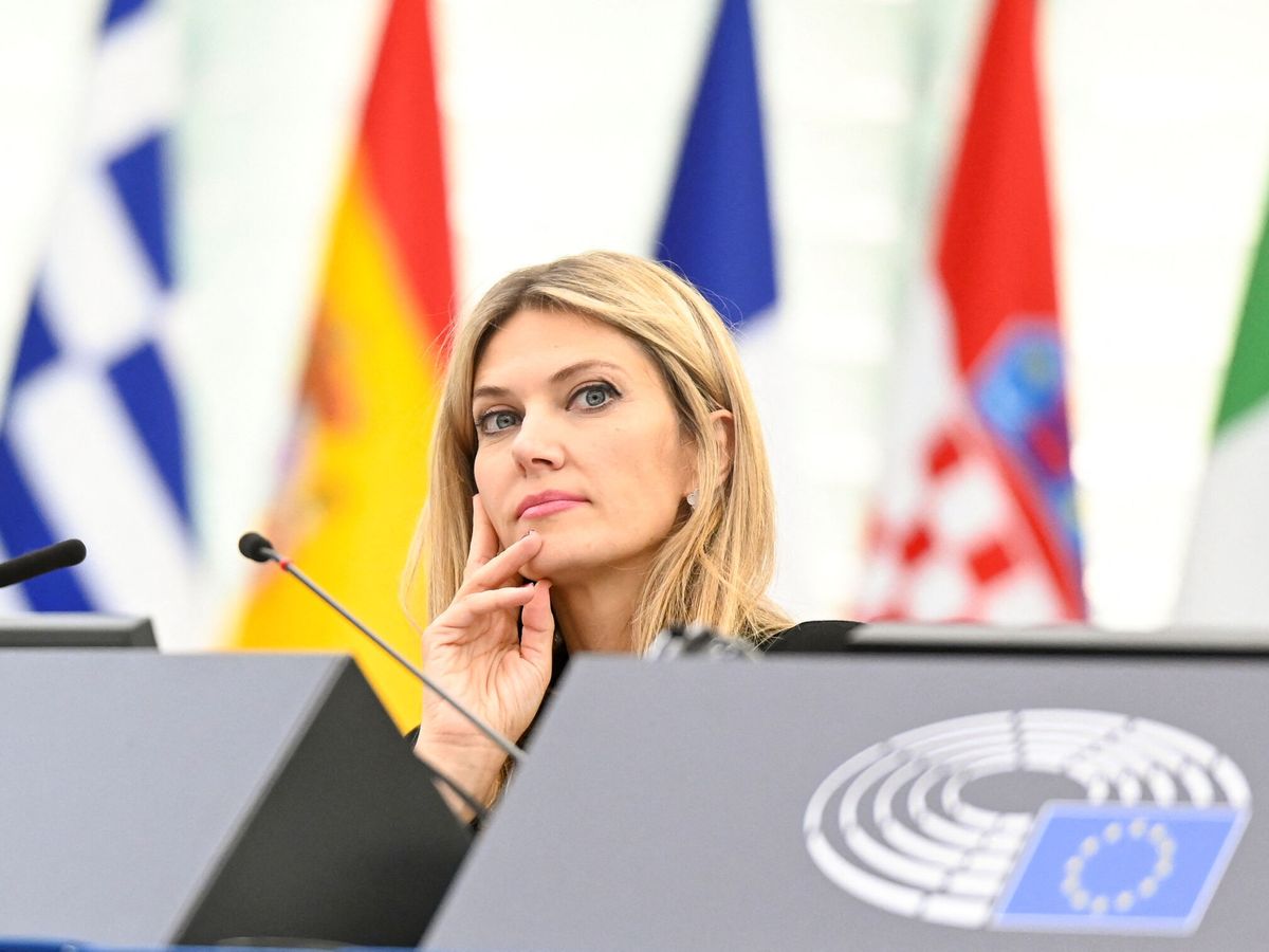 Foto: Eva Kaili, durante su etapa como vicepresidenta de la Eurocámara. (Reuters)