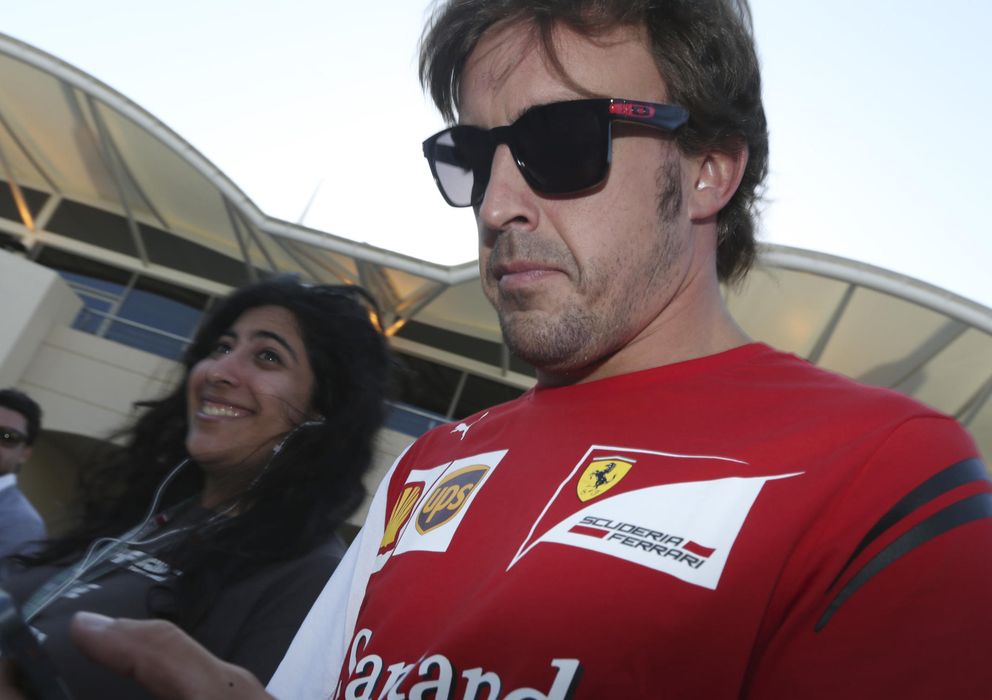 Foto: Fernando Alonso sumó dos puntos en Sakhir.
