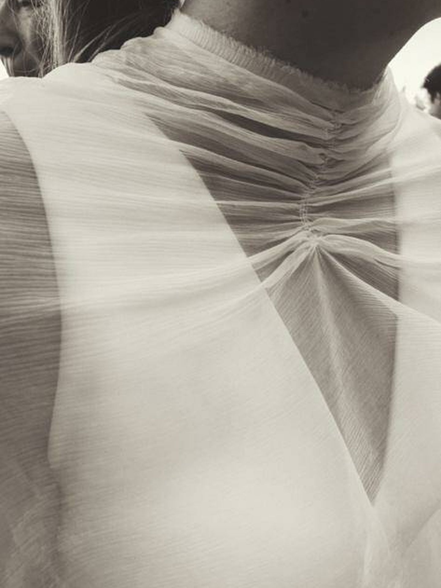 Detalle del vestido de novia de Teresa Silvestre. (Instagram)