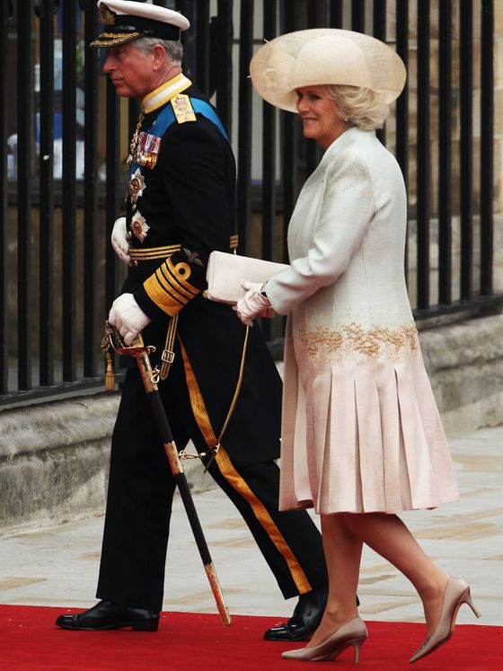Carlos y Camilla, en la boda de los duques de Cambridge. (Getty)