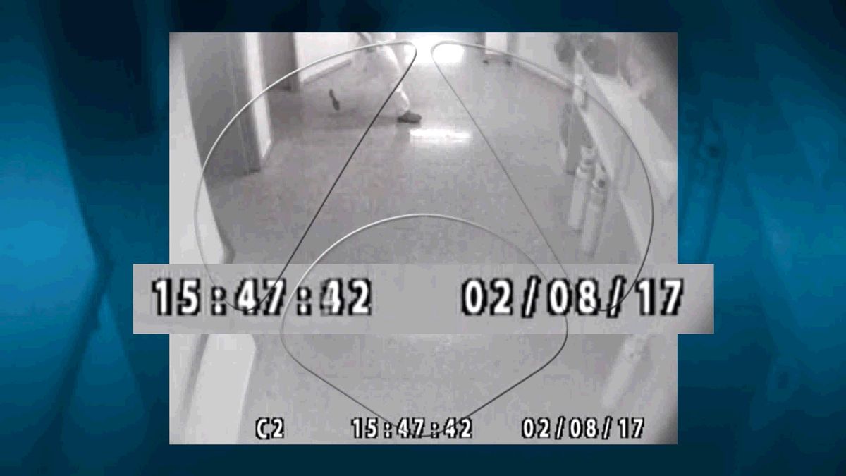 La secuencia del último asesinato en el hospital de Alcalá de Henares 