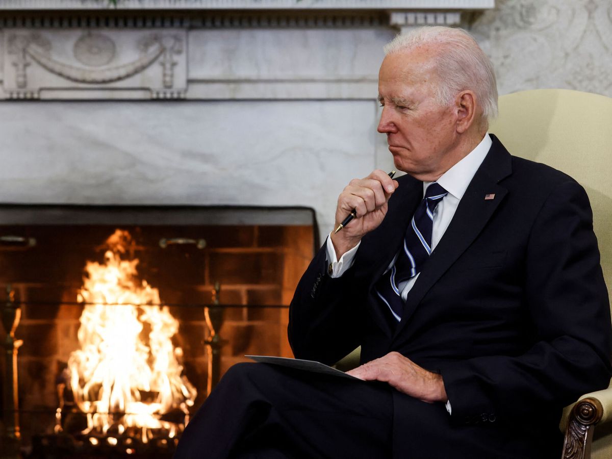 Foto: El presidente Biden, en la casa Blanca. (Reuters/Jonathan Ernst)