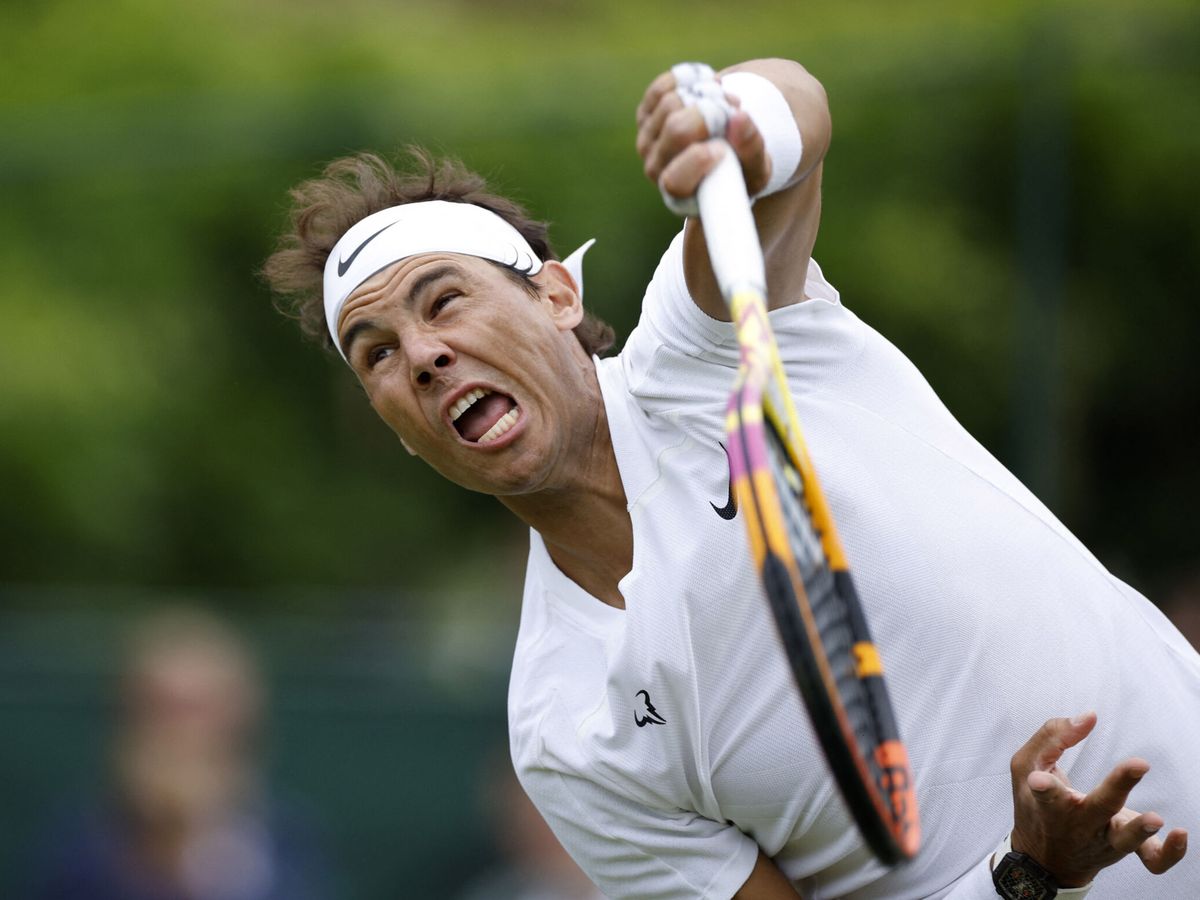Foto: Nadal - Cerúndolo hoy, partido de Wimbledon 2022: horario y dónde ver la ronda en directo (REUTERS/Sibley)