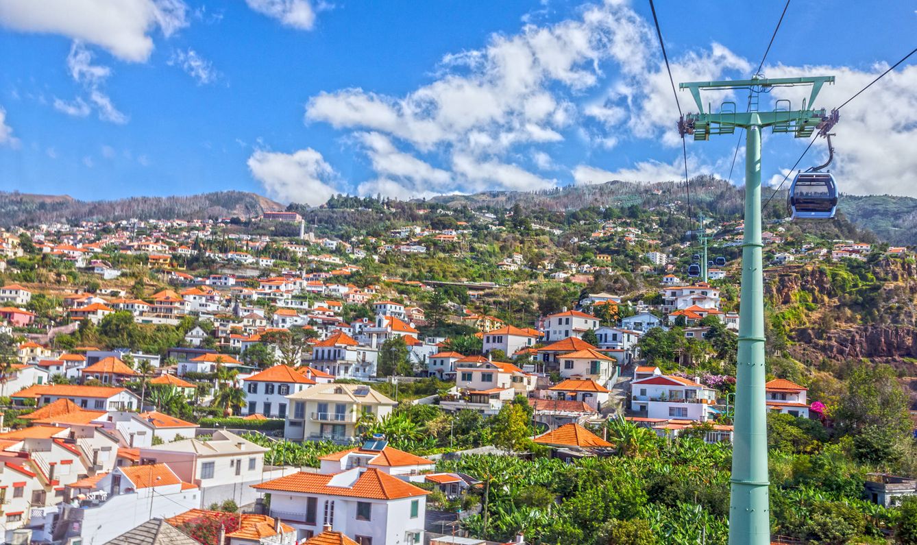 Teleférico en Funchal, Madeira (Shutterstock)