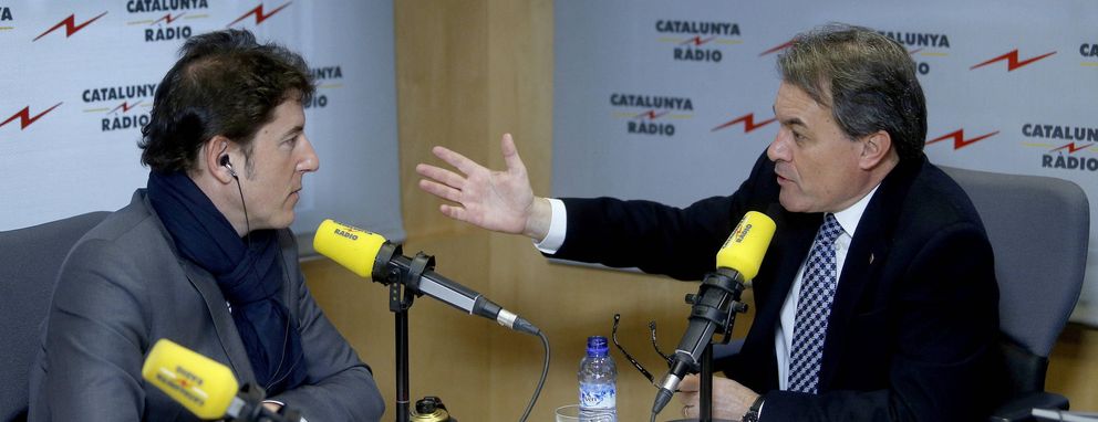 Entrevista a Artur Mas en Catalunya Ràdio. (EFE)