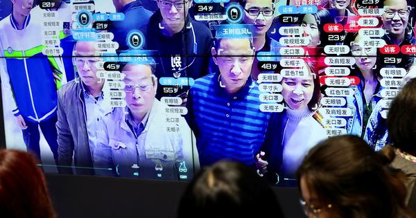 Foto: Una prueba del sistema de reconocimiento facial en China. (Reuters)