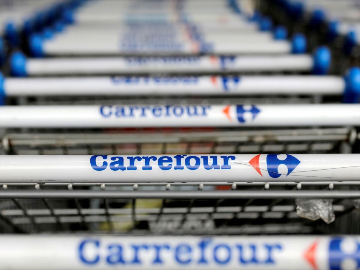 Foto: Logo de Carrefour (EFE)