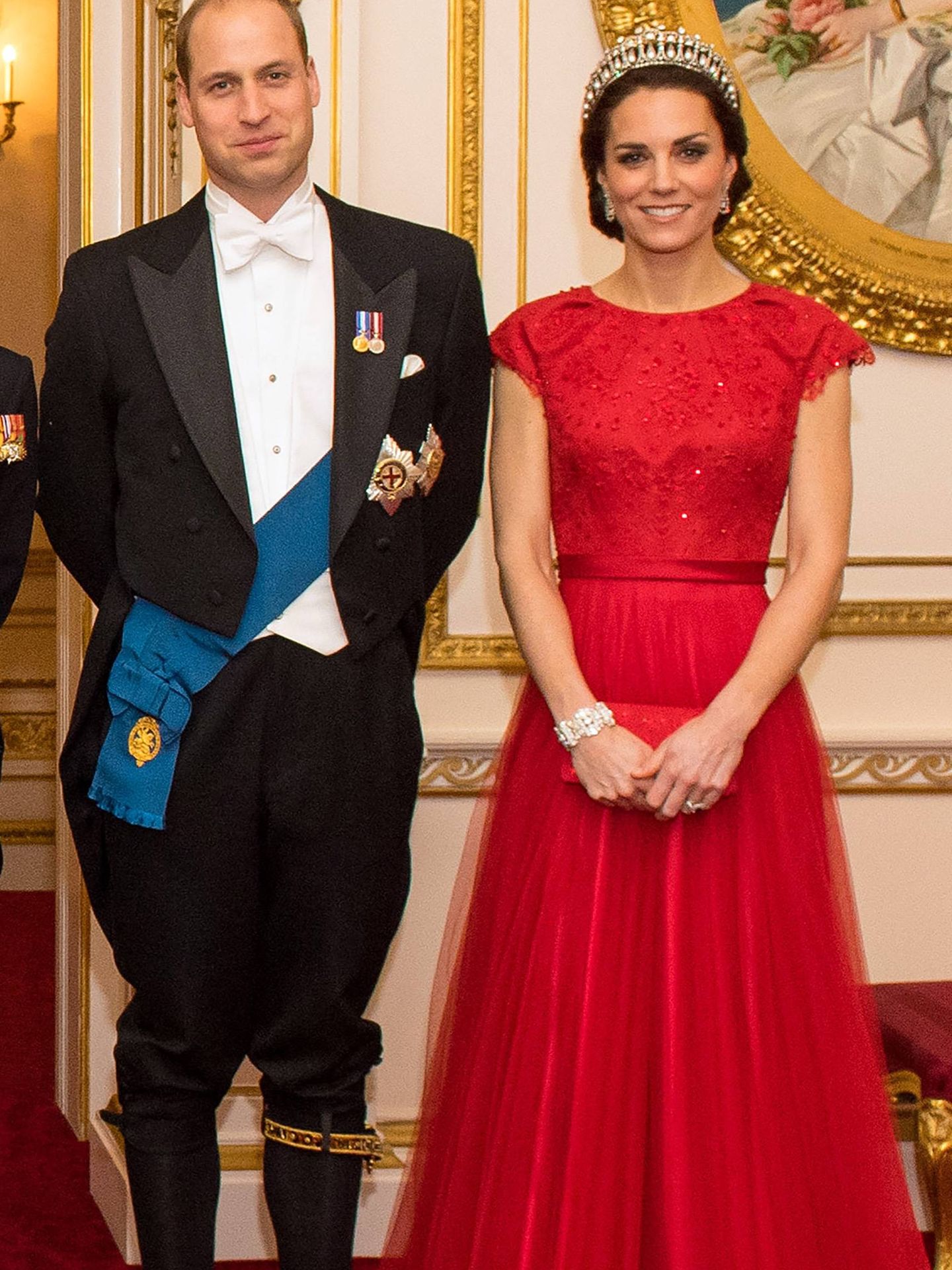 Los duques de Cambridge durante la recepción diplomática anual (Gtres)