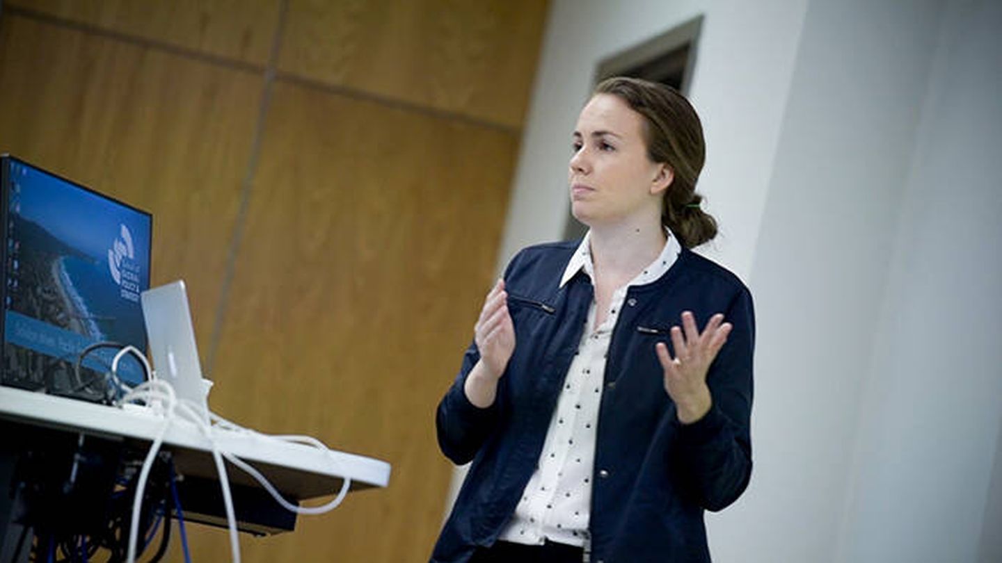 La profesora Katharine Ricke pide a sus colegas acelerar la investigación en geoingeniería. (UCSD)