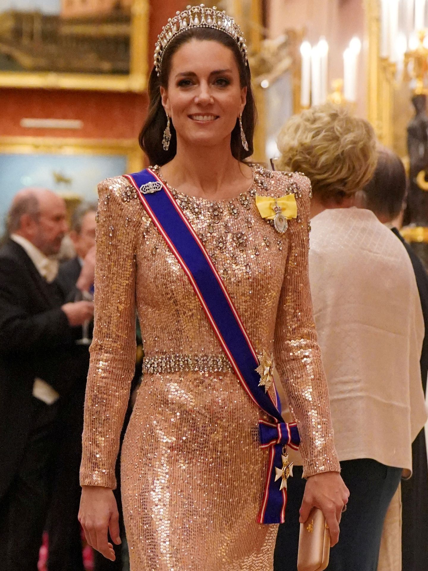Kate Middleton, el pasado diciembre en la recepción diplomática de Buckingham. (Reuters/Pool/Jonathan Brady)