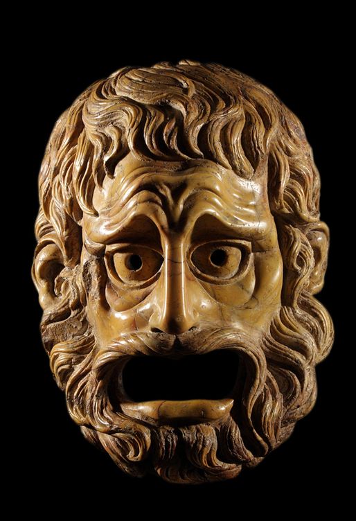 Máscara romana de la galería López de Aragón