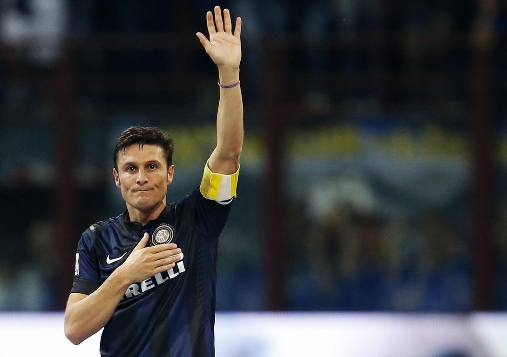 Foto: Javier Zanetti se despidió de San Siro tras 19 temporadas.