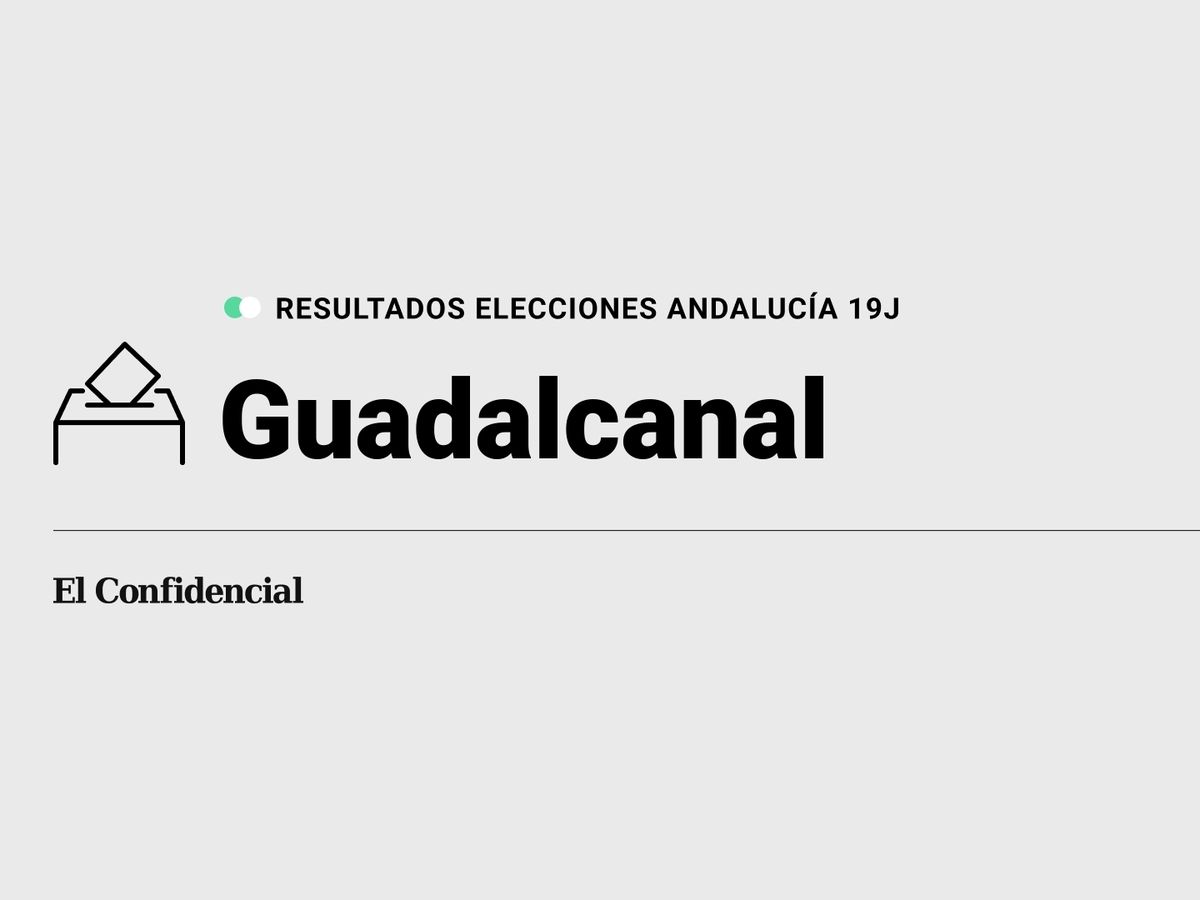 Foto: Resultados en Guadalcanal, Sevilla, de las elecciones de Andalucía 2022 este 19-J (C.C./Diseño EC)