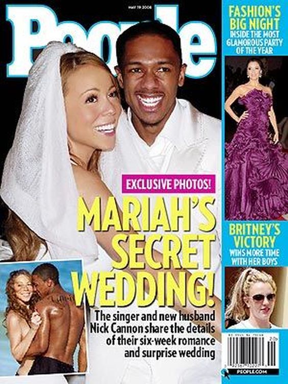 Nick Cannon y Mariah Carey en la portada de la revista 'People'