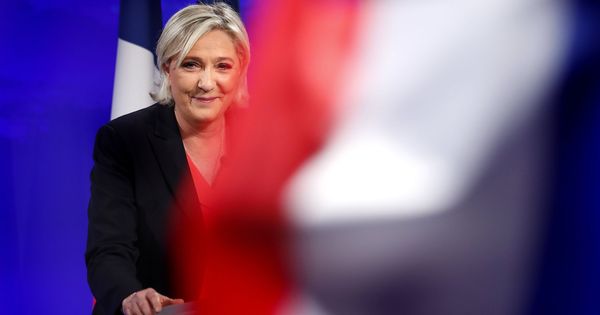 Foto: La candidata del Frente Nacional, Marine Le Pen, tras conocer su derrita. (Reuters)