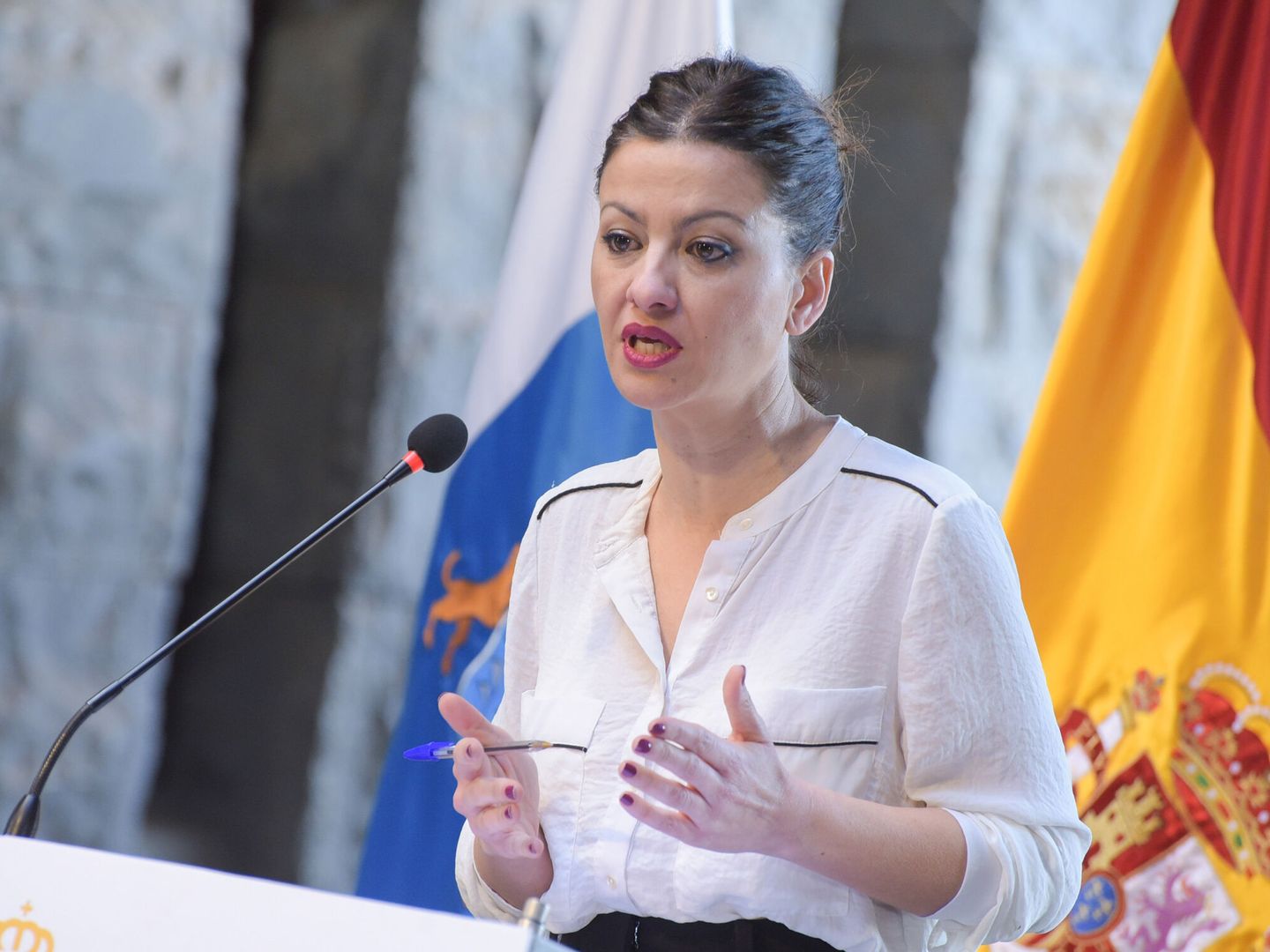 La ministra de Infancia y Juventud, Sira Rego. (Estefanía Britanty/Europa Press Canarias)