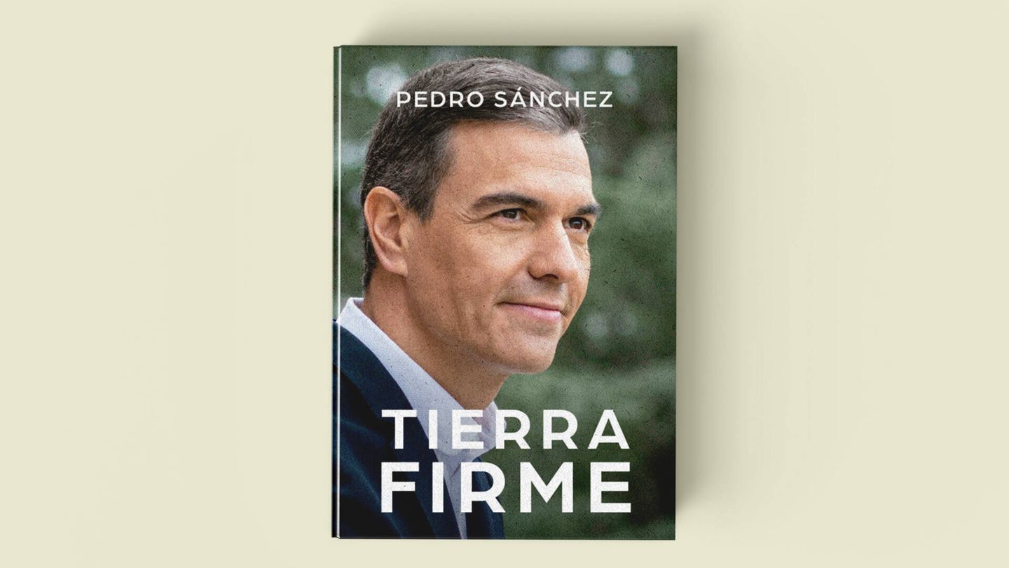 La portada del nuevo libro de Pedro Sánchez, 'Tierra Firme'. (Ed. Península)