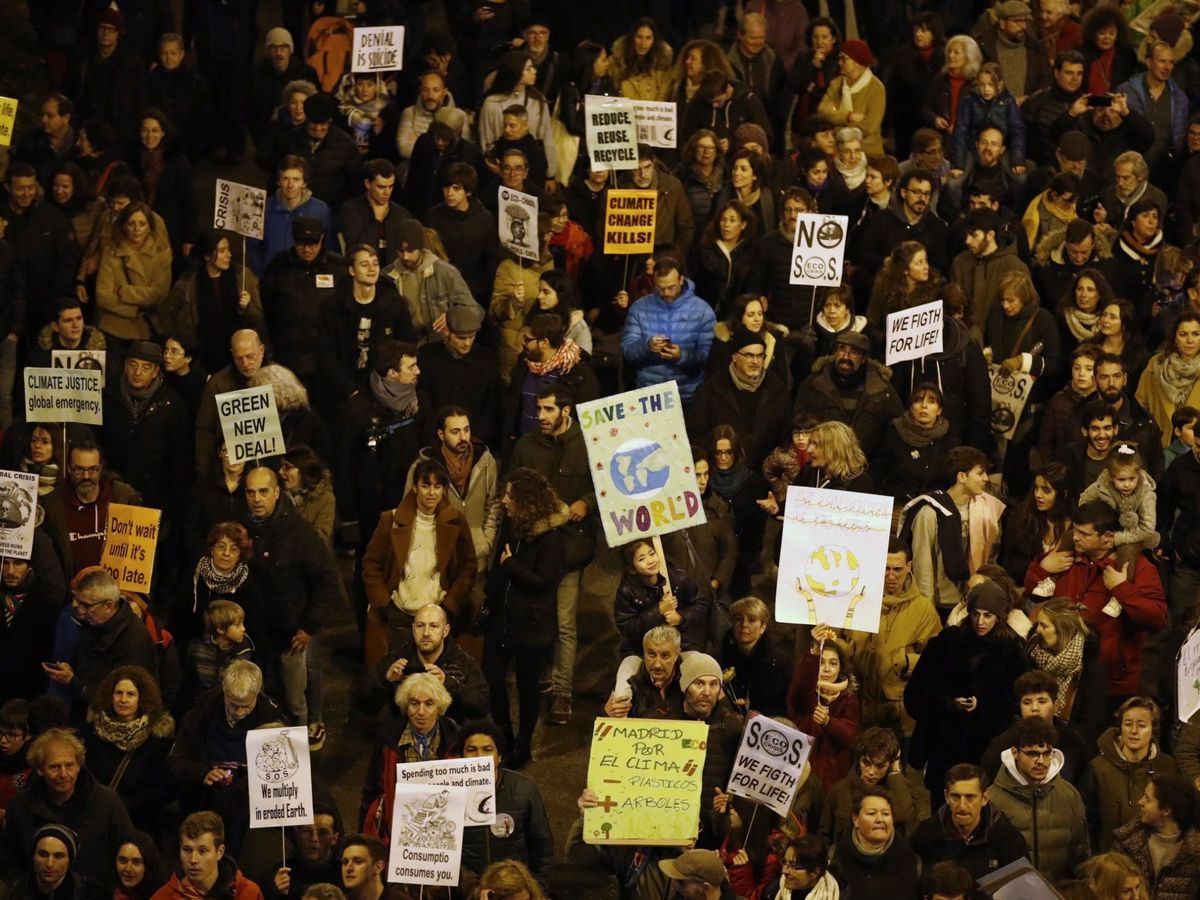 Foto: Imagen de la manifestación en Madrid. (EFE)