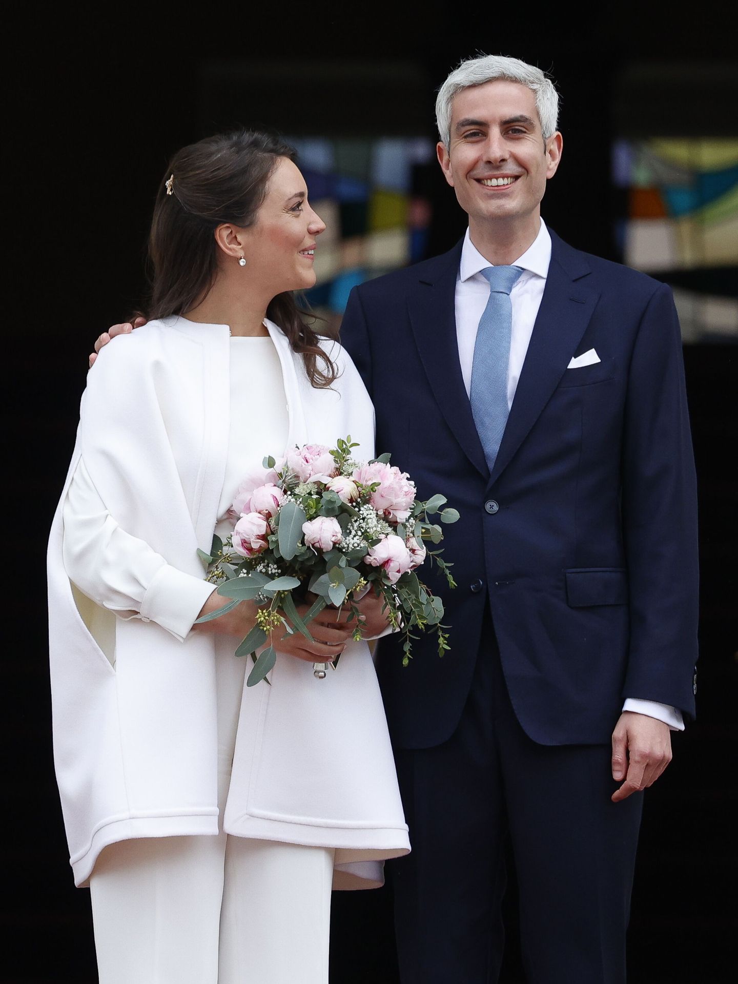 Alexandra de Luxemburgo y Nicolas Bagory, recién casados. (EFE/Julien Warnard)