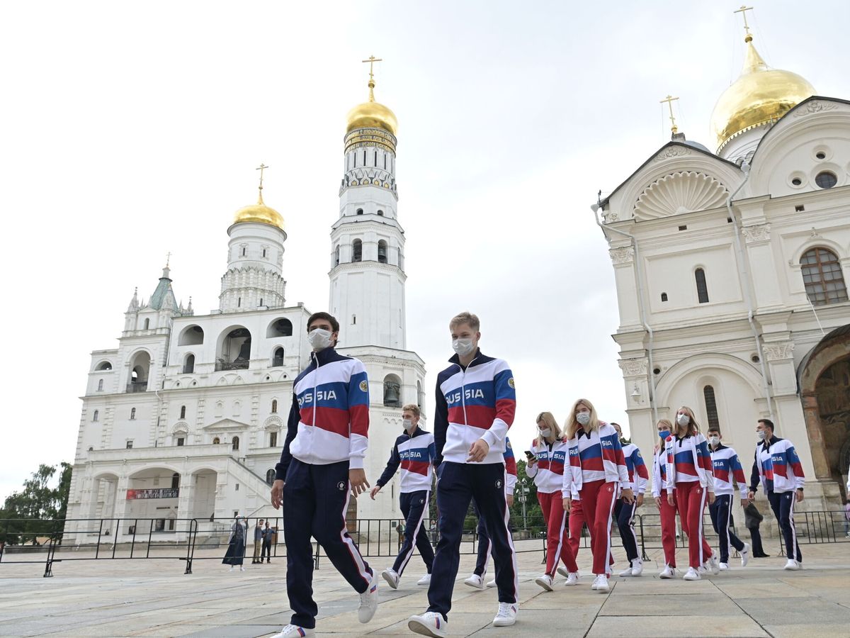 Foto: Los atletas rusos que participan en los Juegos Olímpicos de Tokio 2020 (Reuters)