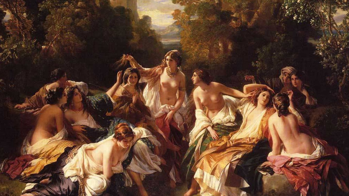 'Florinda', óleo sobre lienzo de Franz Xaver Winterhalter. 