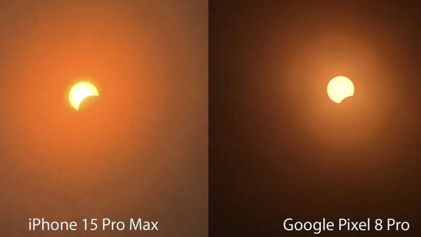 Comparativa del iPhone 15 Pro Max y el Google Pixel 8 Pro (Future/Lance Ulanoff)