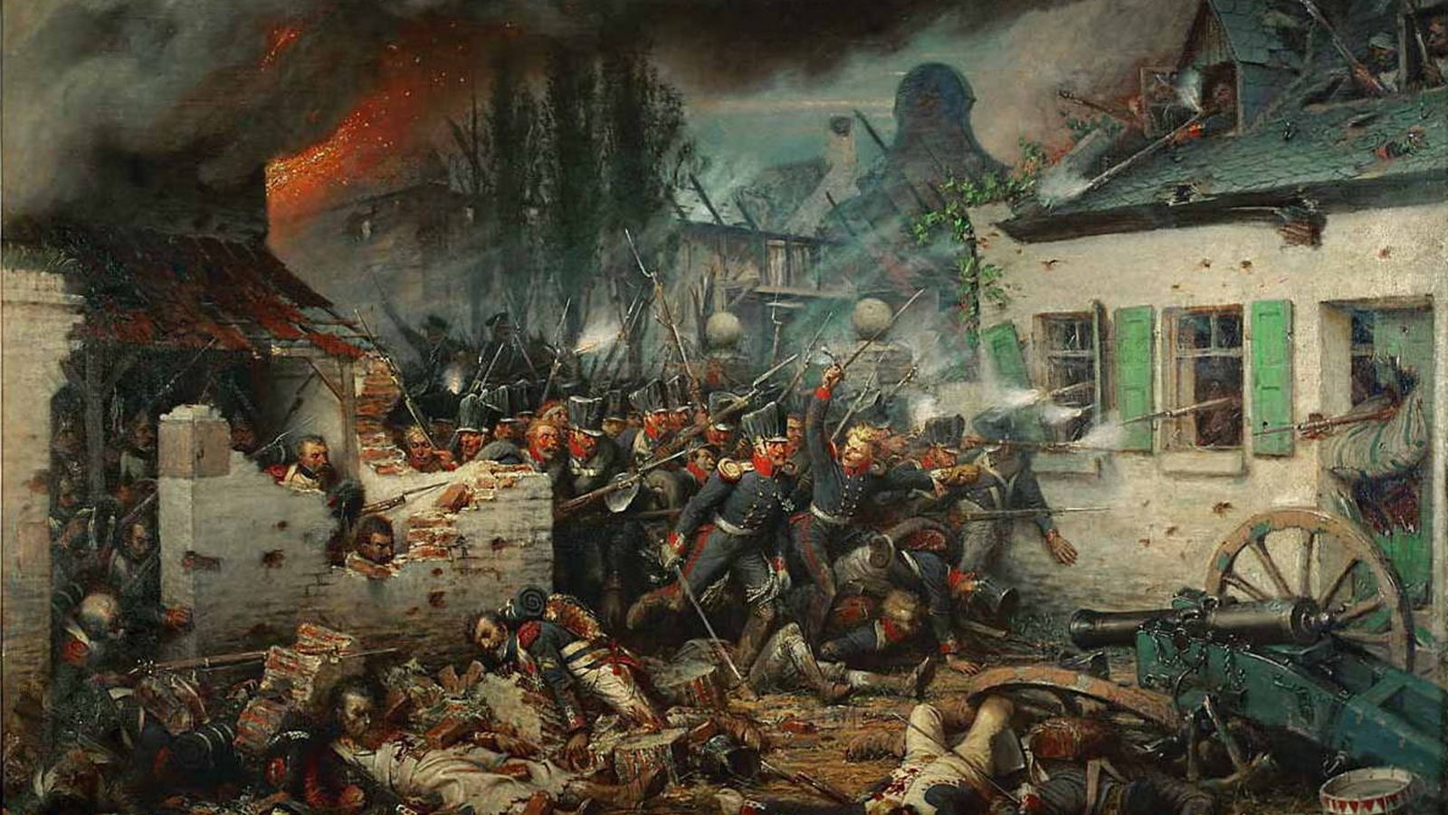 Foto: Un cuadro de la batalla de Waterloo (C.C)