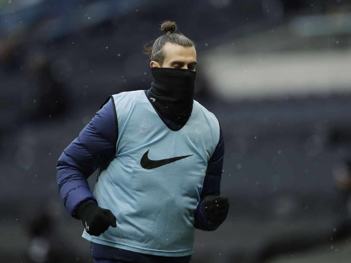 Foto: Bale, durante un calentamiento prepartido reciente. (Reuters)