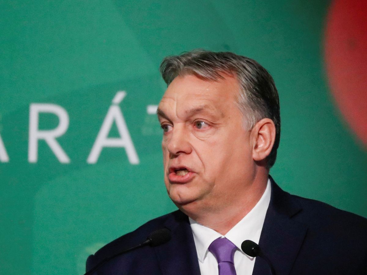Foto: Primer ministro húngato durante un discurso en Budapest. (Reuters)