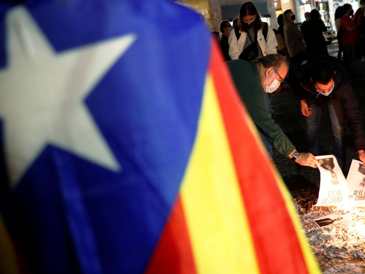 Foto: Protestas en Barcelona por la visita de Felipe VI. (Reuters)