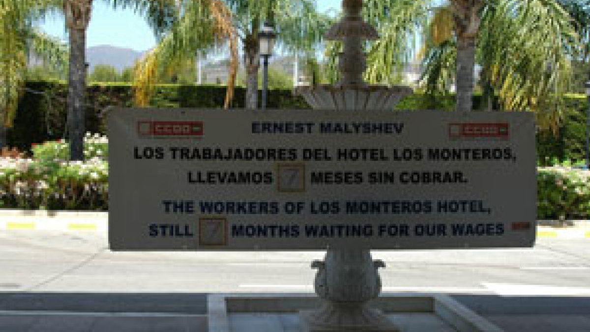 La agonía del hotel Los Monteros