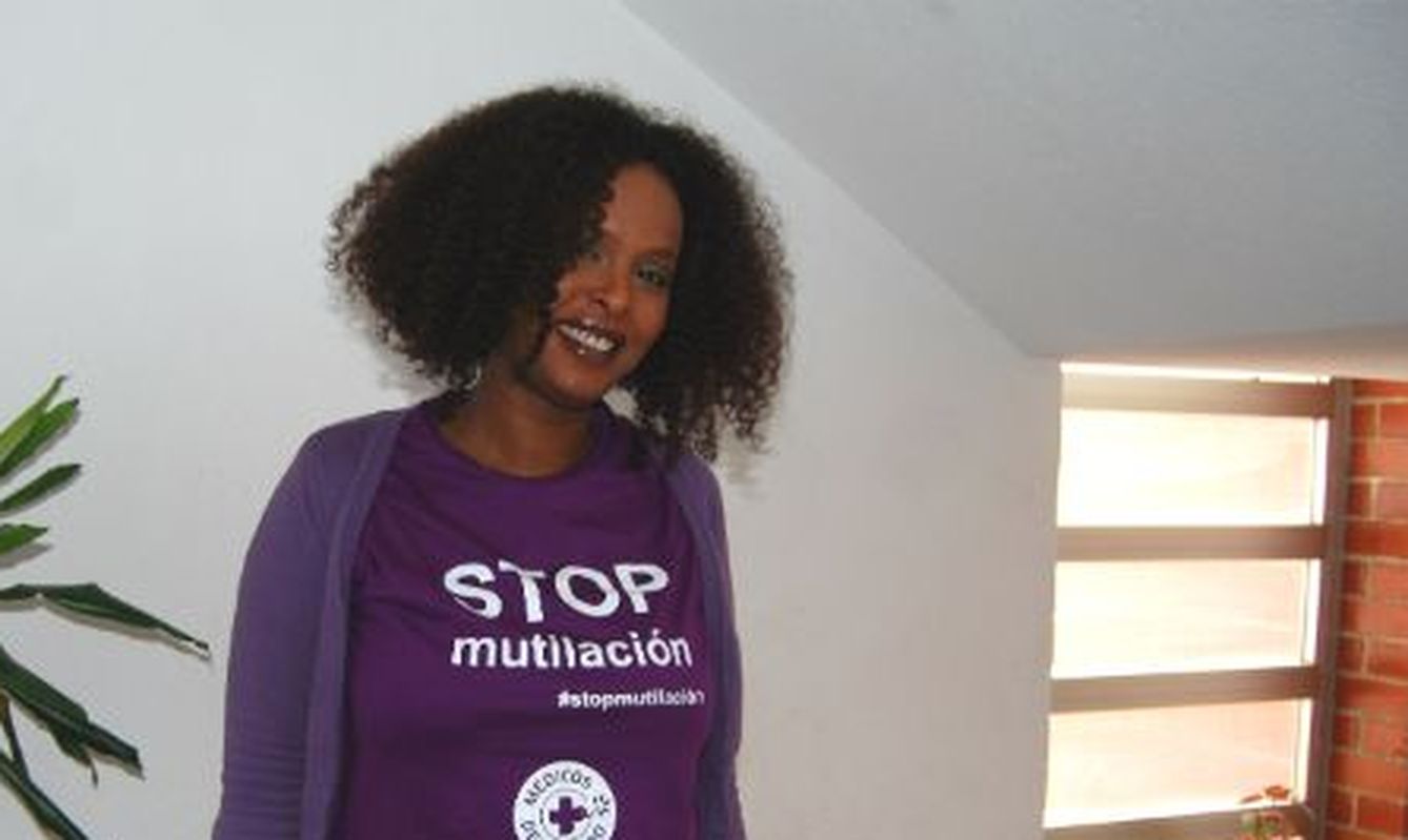 Hodan Sulaman, mediadora de Médicos del Mundo en temas de Mutilación Genital Femenina. (Foto: EC)