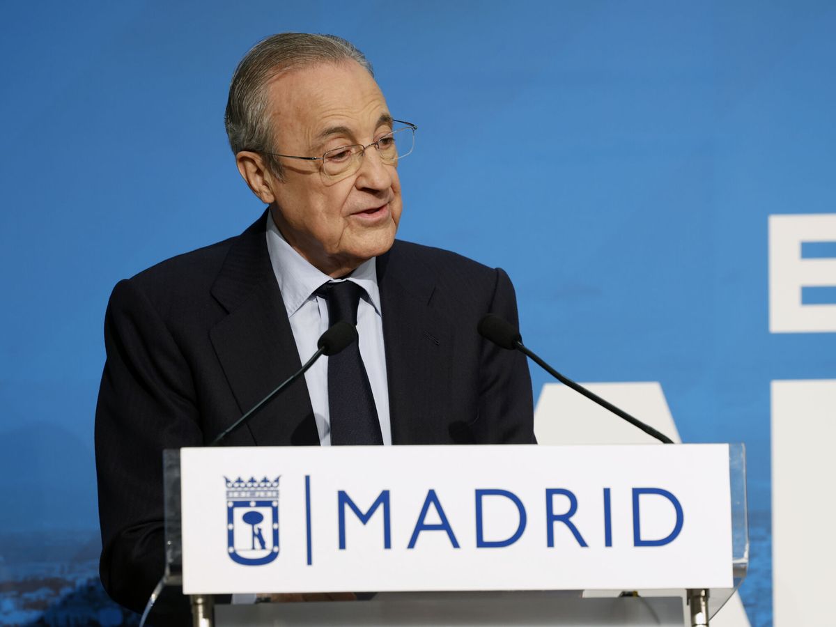 Foto: El presidente del Real Madrid, Florentino Pérez. (EFE/J.J. Guillén)