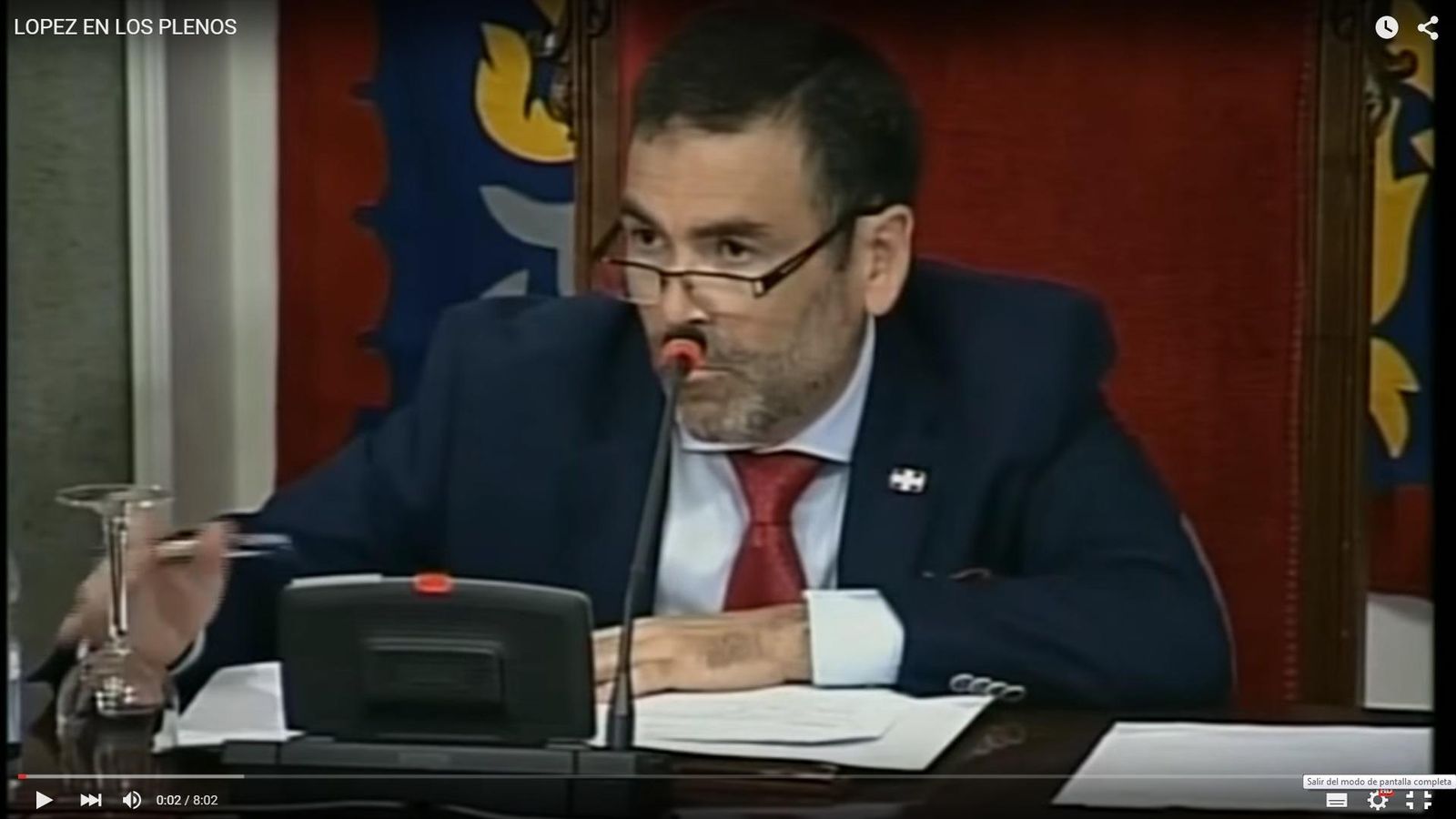 Foto: El alcalde de la ciudad, José López. (YouTube)
