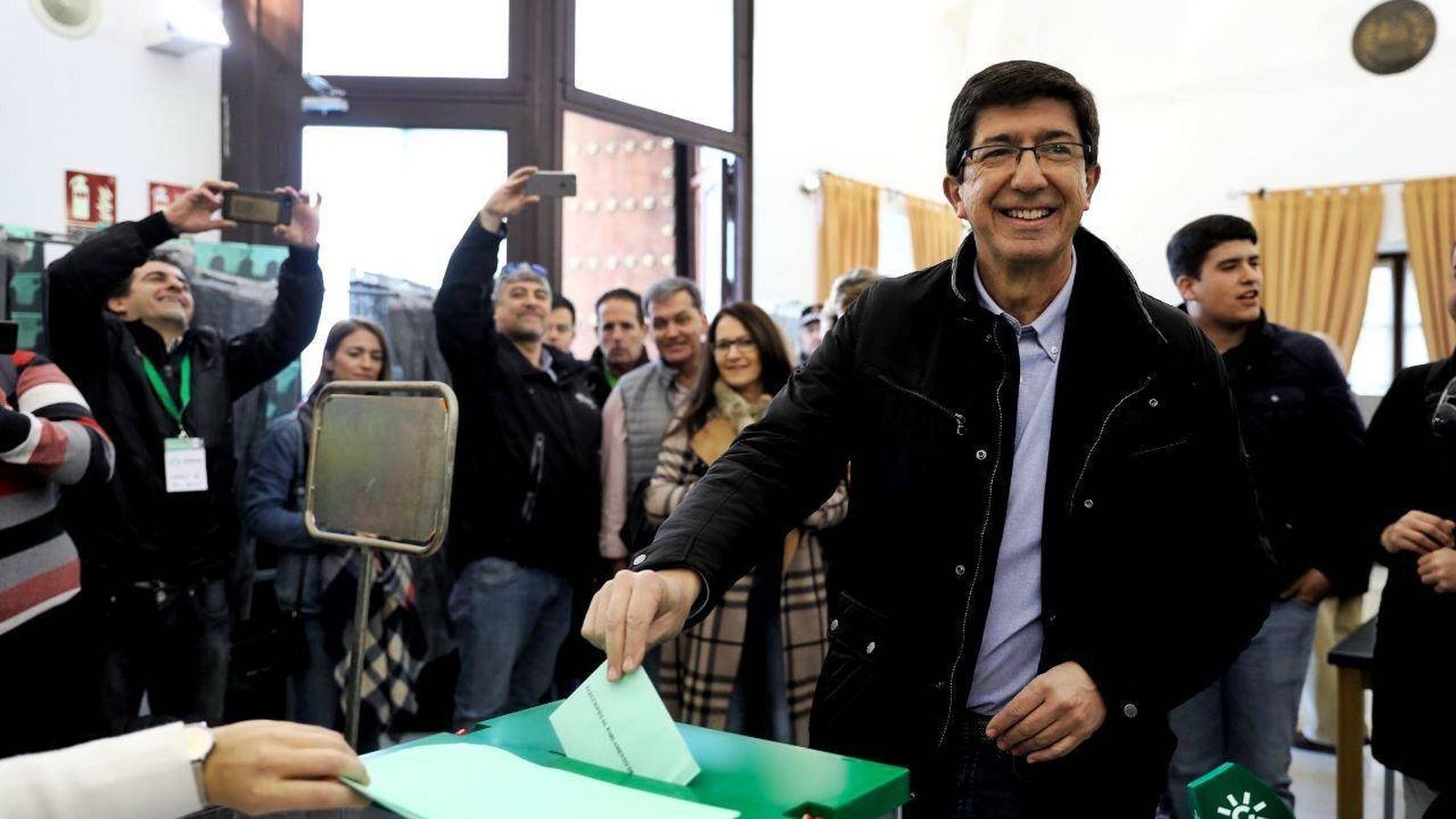 Foto: Juan Marín, candidato de Ciudadanos a la Presidencia de la Junta de Andalucía.