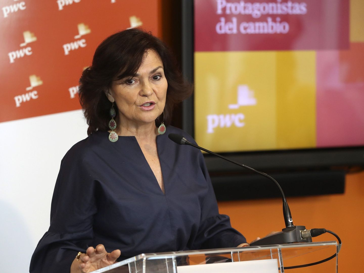 La vicepresidenta del Gobierno, Carmen Calvo. (EFE)