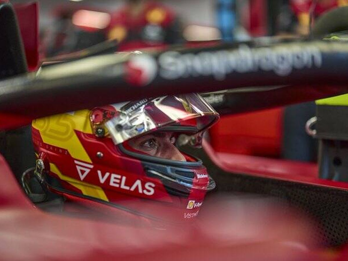 Foto: Sainz se mostró consistente y rápido en la segunda sesión. (Scuderia Ferrari)