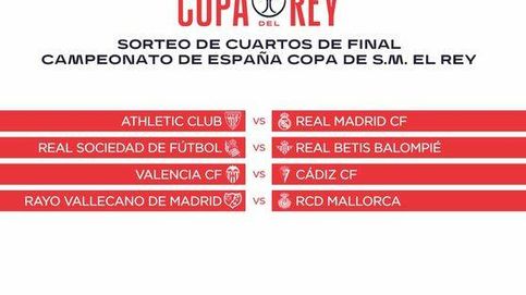 El sorteo de Copa deja un Athletic-Real Madrid con lío por el calendario 
