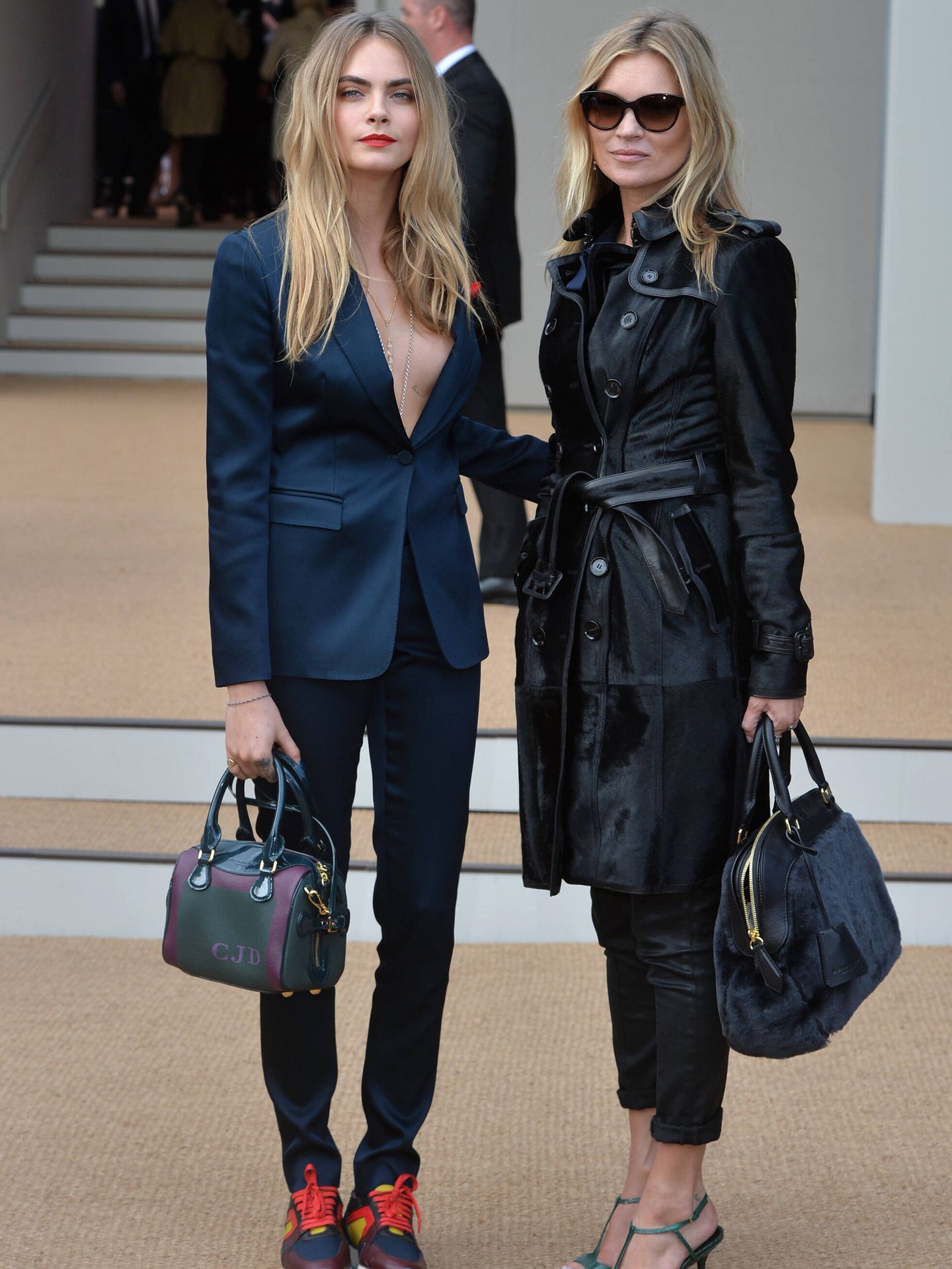 Kate Moss y Cara Delevingne. (Getty Images)
