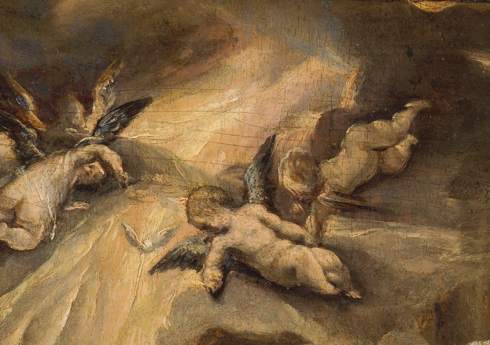 Foto: Detalle de 'La Anunciación' del Greco, en el Museo del Prado