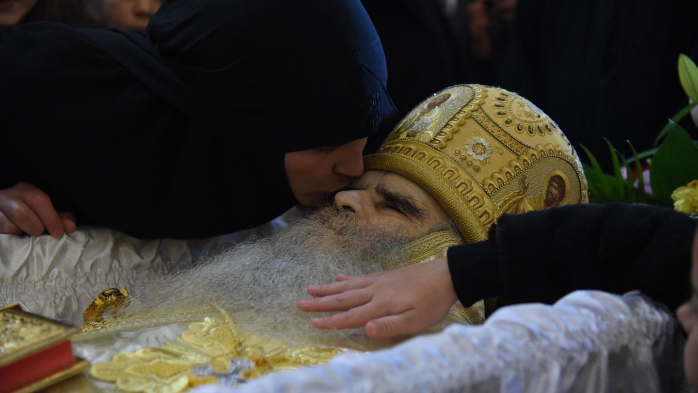 Funeral de Amfilohije. (Reuters)