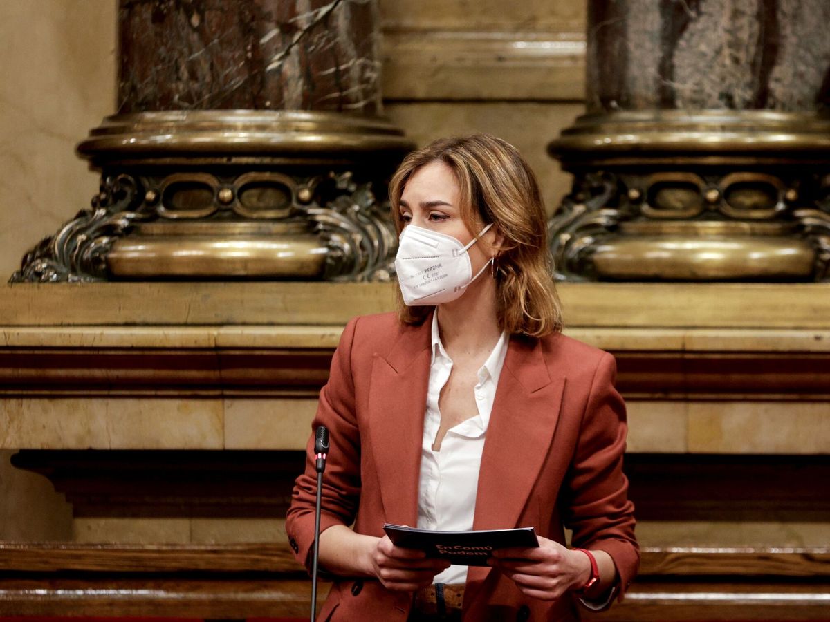 Foto: La presidenta del grupo parlamentario de En Comú Podem, Jéssica Albiach. (EFE/Quique García)