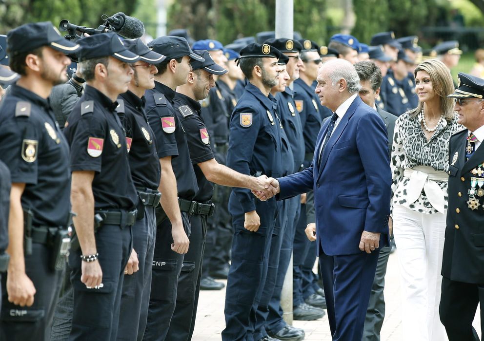 Foto:  El ministro del Interior, Jorge Fernández Díaz (3º d). (EFE)