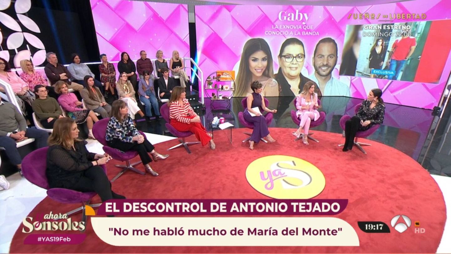 Entrevista a la ex de Antonio Tejado en 'Y ahora Sonsoles'. (Atresmedia)