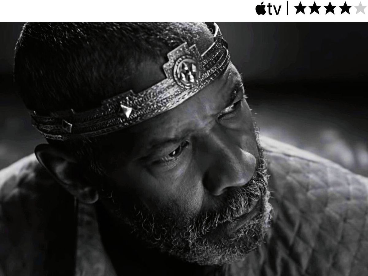 Foto: Denzel Washington es Macbeth en la primera película como director en solitario de Joel Coen. (AppleTV)