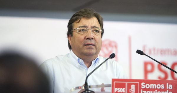 Foto:  El secretario general del PSOE extremeño y presidente de la Junta de Extremadura. (EFE)