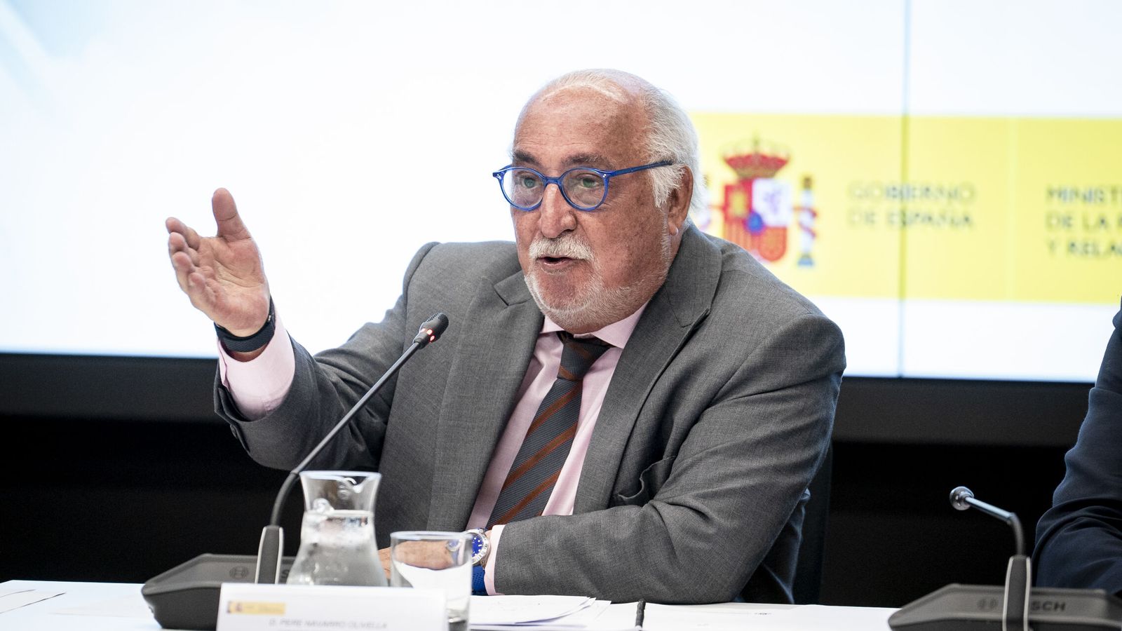 Foto: El director general de Tráfico, Pere Navarro. (Pérez Meca / Europa Press)
